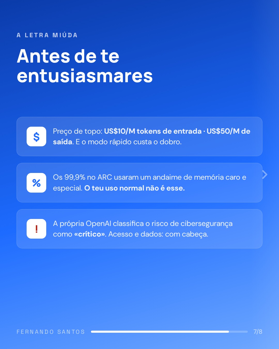 A letra miúda