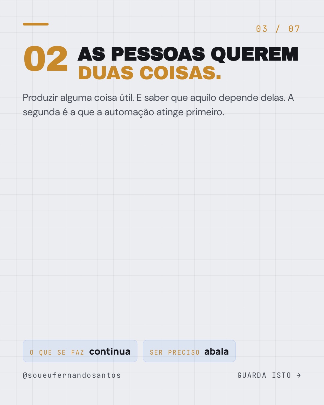 Duas coisas